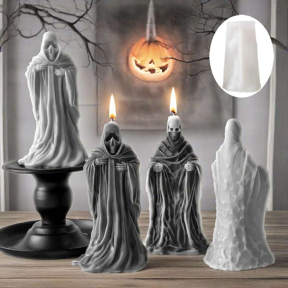 Candle Making Course - 3D İskelet Kokulu Mum Silikon Kalıp