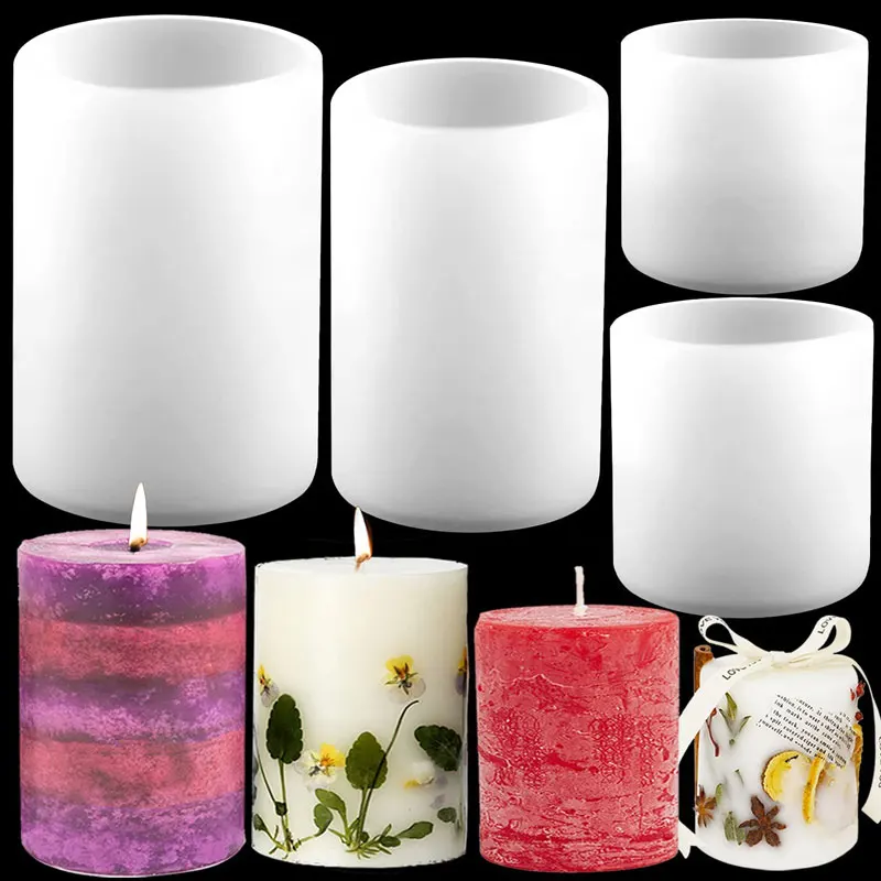 Candle Making Course - Silindir Silikon Mum Kalıpları Reçine Kalıp