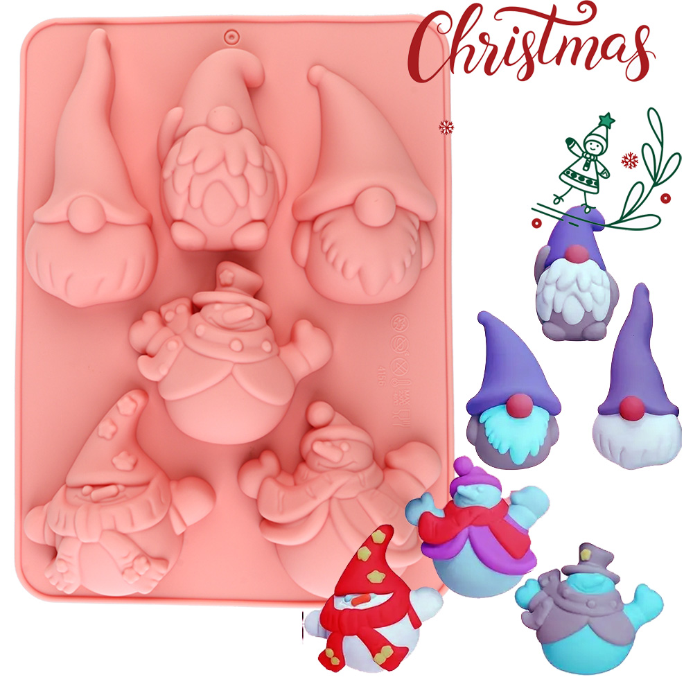 6 Bölmeli Noel Gnome Kek Çikol - Candle Making Factory incelemesi ve fiyatı