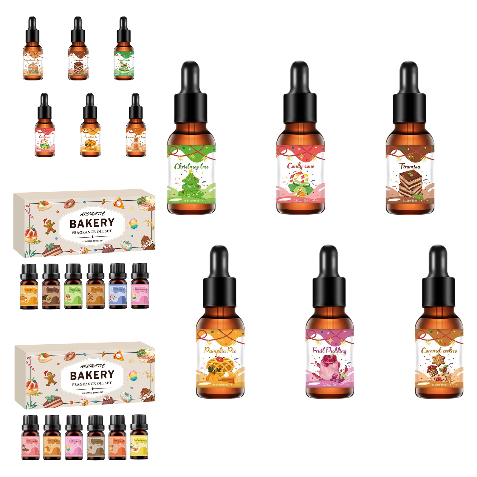Noel Kokulu Yağ Seti, Unlu Mam - Candle Making Fragrance Oils incelemesi ve fiyatı