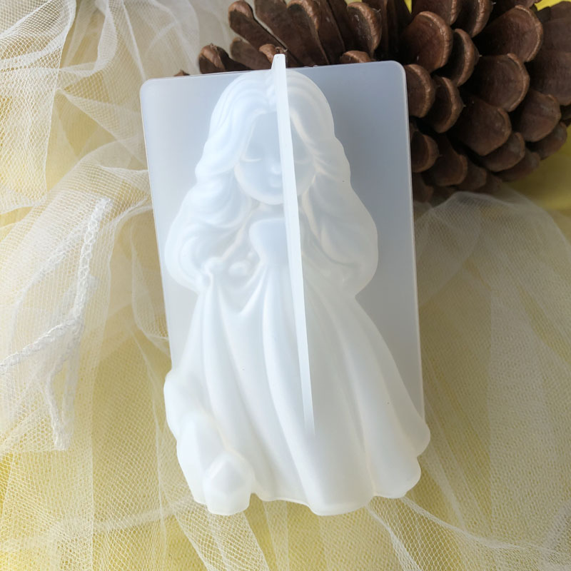 3D Sevimli Prenses Silikon Mum - Candle Making Factory incelemesi ve fiyatı