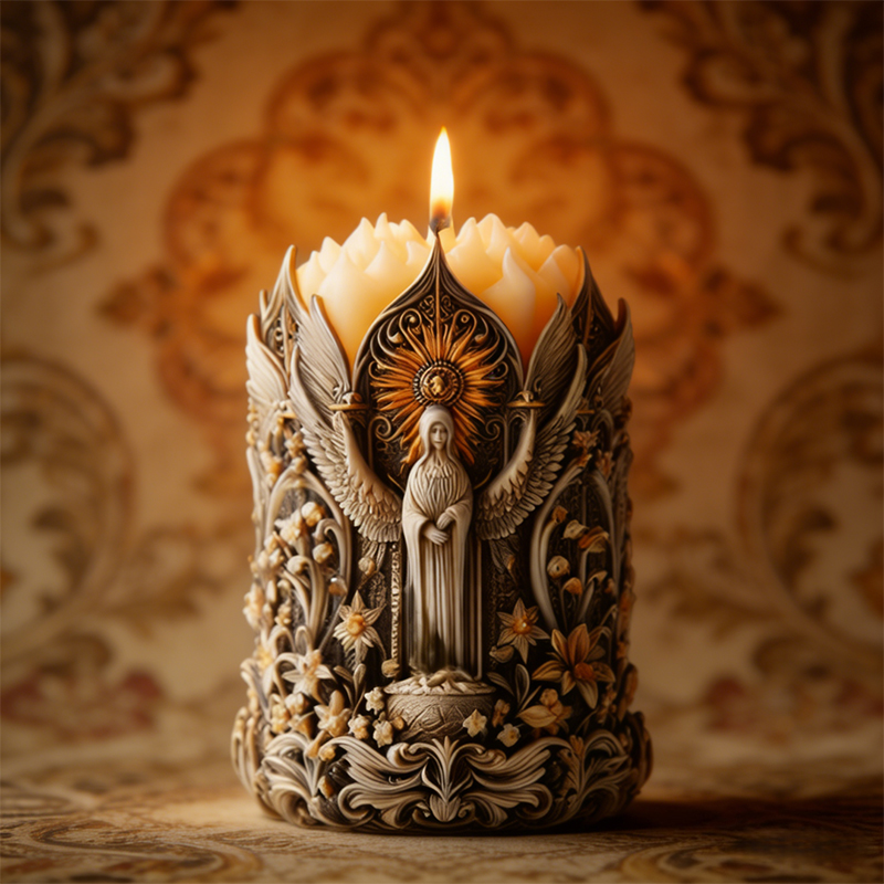 Melek ve Çiçek Temalı Mum Sili - Candle Making Vinings incelemesi ve fiyatı