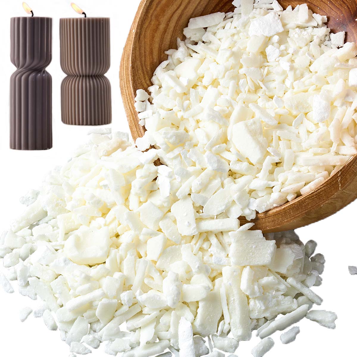 1 Pound Saf Beyaz Soya Balmumu - Candle Making Course incelemesi ve fiyatı