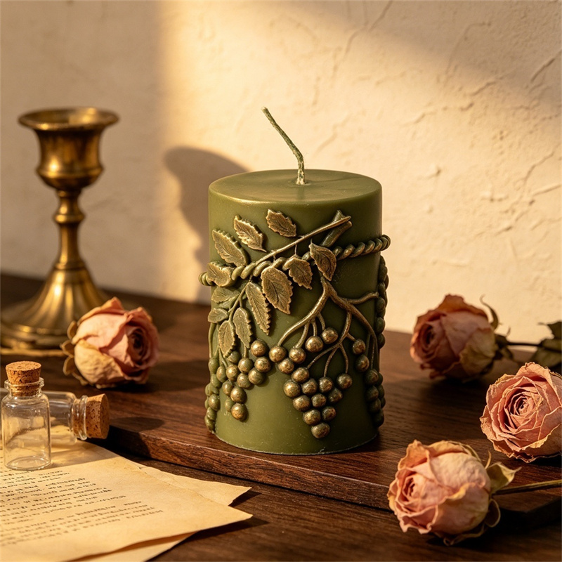 Rustik Rölyef Meyveli Yaprak A - Candle Making Vinings incelemesi ve fiyatı