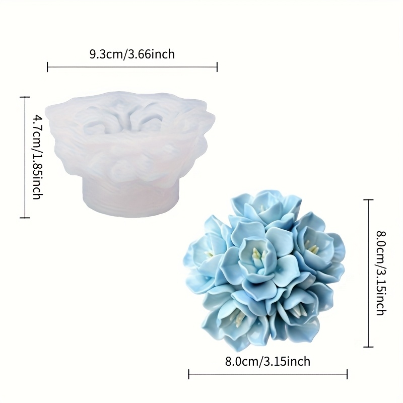 1 adet Ortanca Mum Silikon Kal - Candle Making Factory incelemesi ve fiyatı