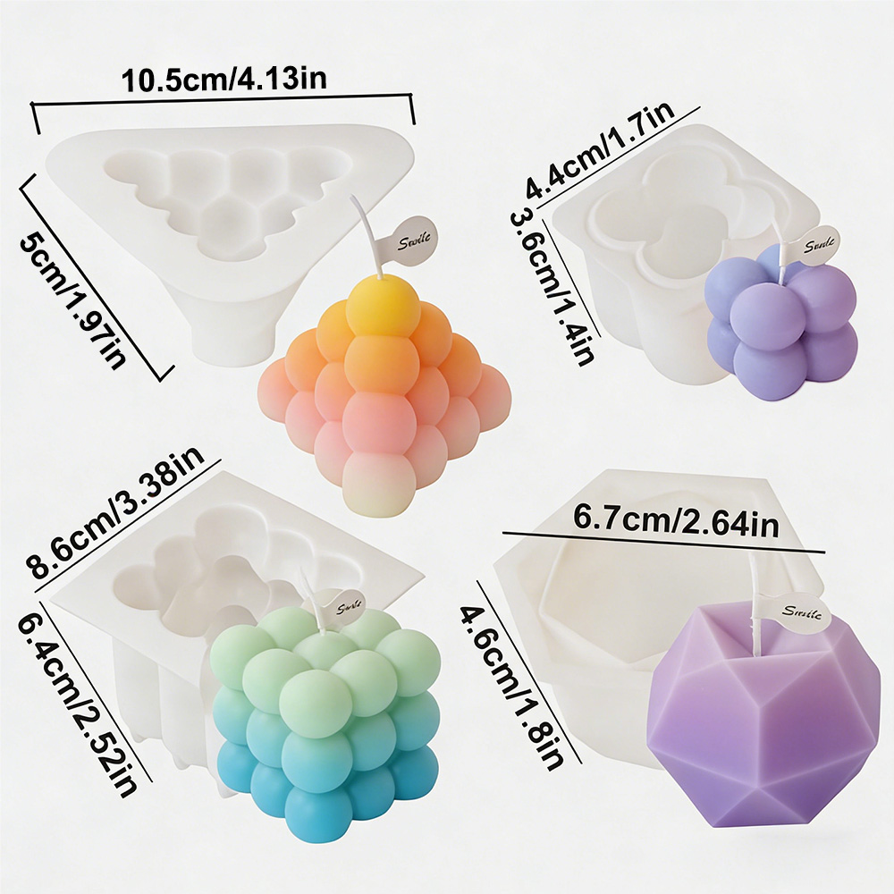 3D Kabarcık Küp Silikon Mum Ka - Candle Making Course incelemesi ve fiyatı